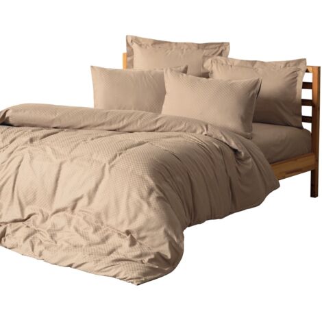 Housse de couette, housse de couette, linge de lit Set 100% Coton Mink (1/3)