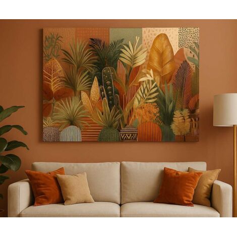 Décoration murale imprimée sur toile Painting Multicolore (1/3)