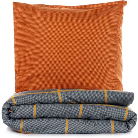 Housse de couette, housse de couette, linge de lit Set 100% Coton (1/5)