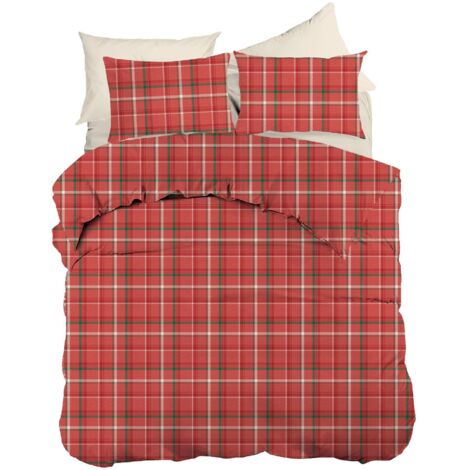 Housse de couette, housse de couette, linge de lit Set 100% Coton (1/2)