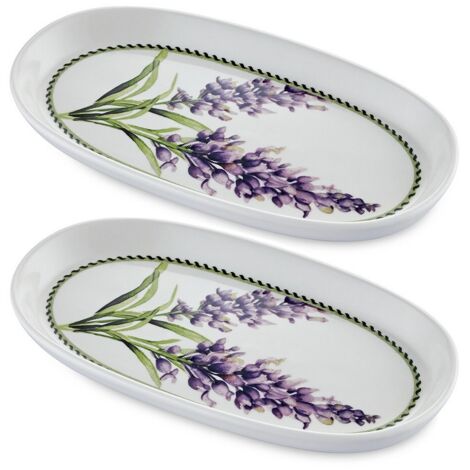 Ensemble de plateaux de service Set 100% Céramique Lilac (1/5)