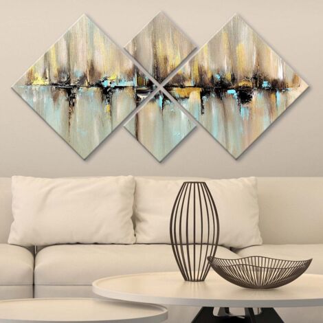 Tableau decoratif mdf 4 pieces 4mdf05568864473 55534348 55534348 55534348 55534348