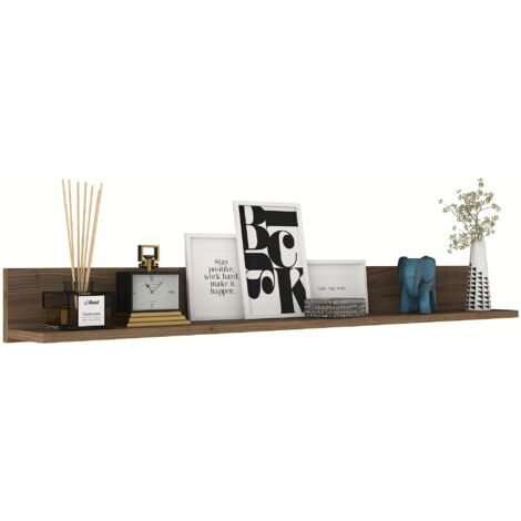 étagère murale, étagère de rangement Shelf Noyer (1/5)