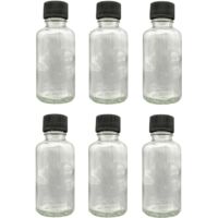 Ensemble de bouteilles en verre Set Transparent Noir