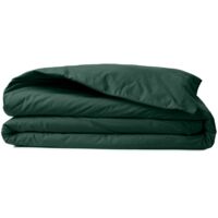 Ranforce Super King Quilt Cover (FR) vert foncé