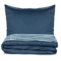 Housse de couette, housse de couette, linge de lit Set Bleu