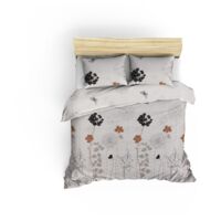 King Quilted Bedspread (IT) Blanc Gris Noir Brun