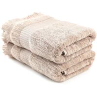 Serviette de bain, serviette de douche, serviette de sauna Set 100% Coton