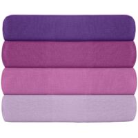 Ranforce King Fitted Sheet (ES) 100% Coton RANFORCE Violet