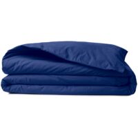 Ranforce King Quilt Cover (FR) 100% Coton RANFORCE Bleu foncé