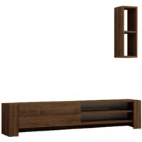 Meuble TV, table TV, lowboard Stand Noyer