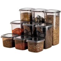 Ensemble de boîtes de rangement Set Anthracite