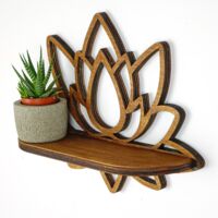 étagère murale, étagère de rangement Shelf Noyer
