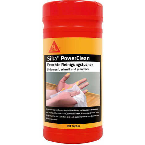 Sika PowerClean Eimer mit 100 Reinigungstüchern (1/5)