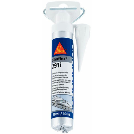Sikaflex-291i, haftstarker Marine-Dichtstoff, 70 ml, weiß