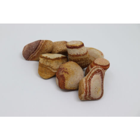 20kg Kiesel Flusskiesel Kieselsteine Gartenkies Zierkies Dekokies Sandstein