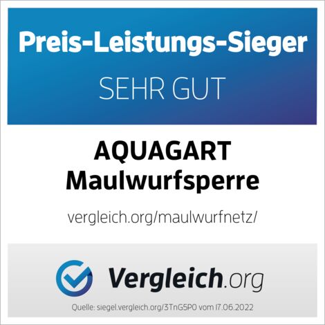 HaGa Maulwurfgitter 1,2m x 5m aus Kunststoff in grün zum Maulwurf
