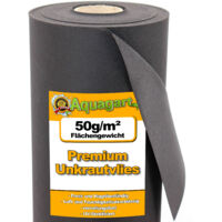 800m² Gartenvlies Unkrautvlies Mulchvlies Vlies 50g 1,6m breit