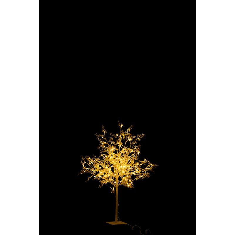 Arbre lumineux branche et feuilles pailletées led 56cm