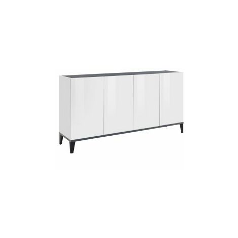 Credenza 4 ante a battente 160x40cm ingresso cucina sala da pranzo Audrey