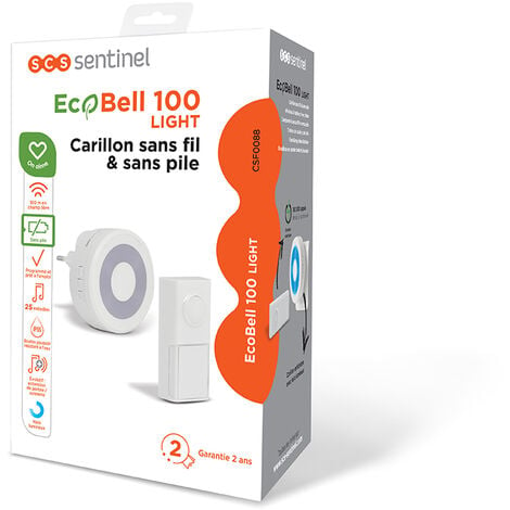 Campanello Universale Wireless Senza Fili WIFI a Pile Batteria Esterno  Porta - Area Illumina