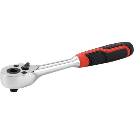 Cricchetto Reversibile Con Impugnatura Rotante Con Attacco Quadro Maschio 1 2 Quot Meccanismo A 52 Denti - Foto 6