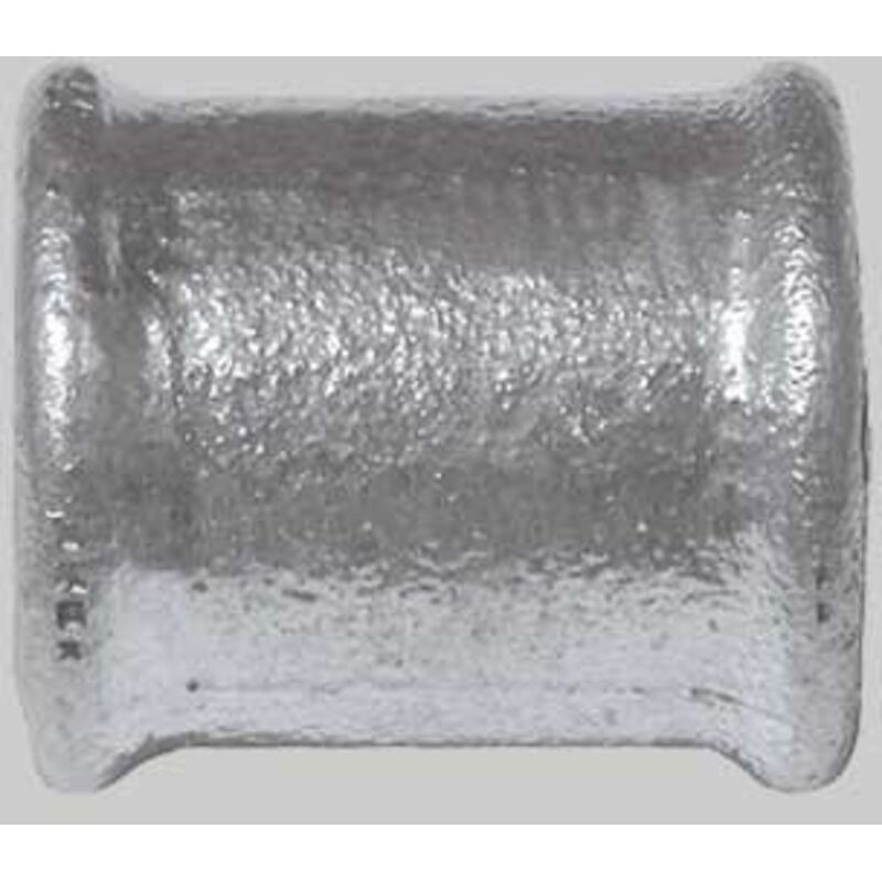Set 2 Manicotti Femmina/Femmina 1/2" In Ghisa Zincata | Raccordo Idraulico Filettato Per Impianti Acqua E Riscaldamento