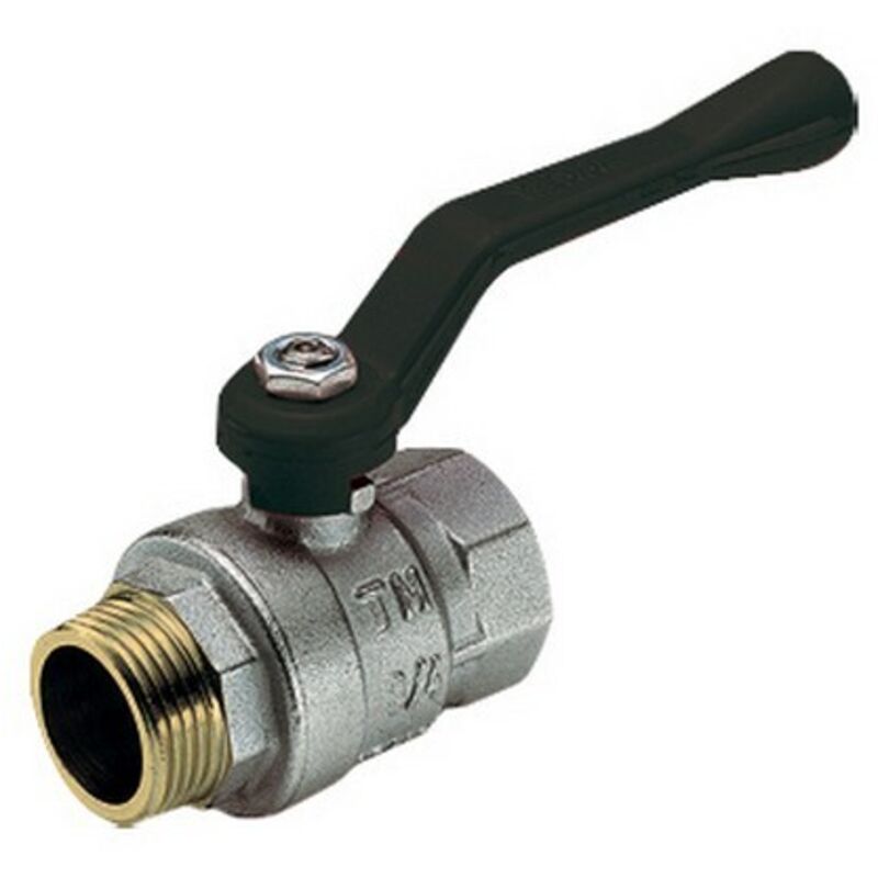 EFIELD Valvola A Sfera In Ottone Da 1 Pollice Con O-Ring EPDM - Confezione Da 10 Pezzi - Pressacavo Per Tubo Rame, Certificata Per Acqua Potabile - 4