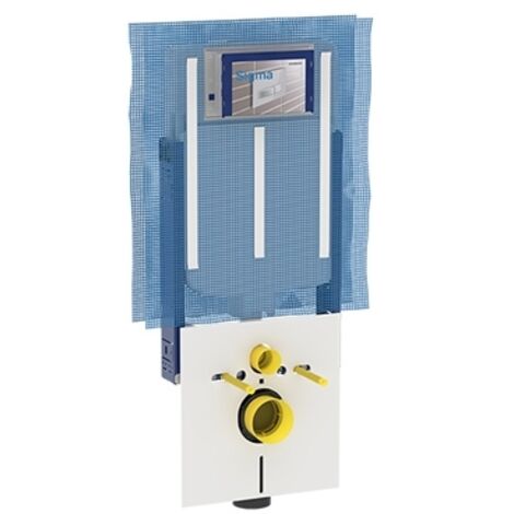 CASSETTA INCASSO CON STAFFA COMBIFIX SIGMA8 PER WC SOSPESO GEBERIT 6-3lt