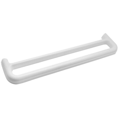 DianHydro Imma Porta asciugamani a barra in ABS bianco 55 cm con fissaggio a parete e viti incluse, accessori per il bagno porta salviette