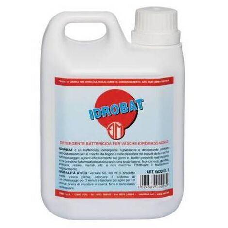 DETERGENTE SANIFICANTE PER VASCHE IDROMASSAGGIO IDROBAT 1 Lt FIMI