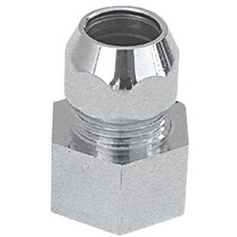 RACCORDO MF CON DADO CONICO CROMATO 3/8 x 3/8 Diam. 12 (1/2)