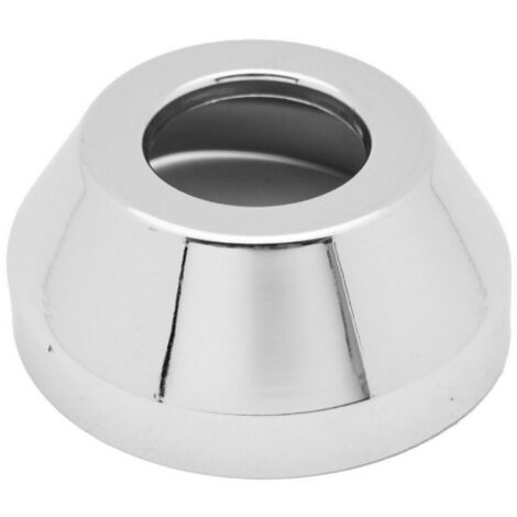 Va Albertoni Rosone conico per tubo adduzione wc in ottone cromato   esterno 78 mm   32 mm ricambio minuteria idraulica (1/2)