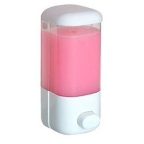 Dianhydro dosatore per sapone liquido Squeeze bianco in ABS capacita' 0.5 lt cm 15 h accessori bagno (1/2)