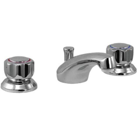 BATTERIA LAVABO CON SALTERELLO SERIE ARTOS (1/2)