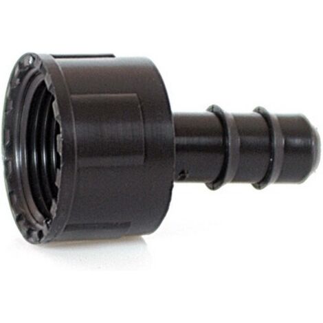 RACCORDO PORTAGOMMA CON GHIERA FEMMINA 3/4" x 16 (1/2)