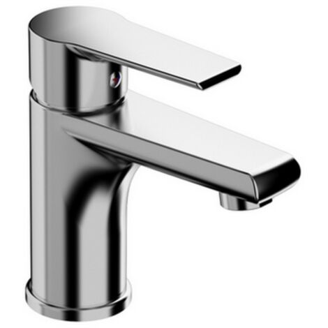 Tiemme miscelatore monocomando linea Ten per lavabo in ottone cromo Made in Italy (1/5)