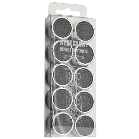 10 PZ AERATORI MASCHIO IN OTTONE PER RUBINETTI 24X1 mm 24 x 1 (1/2)