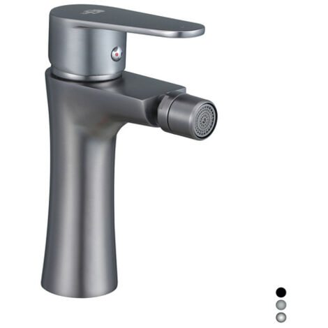 MISCELATORE MONOCOMANDO BIDET SERIE LIZZY Nero opaco (1/3)