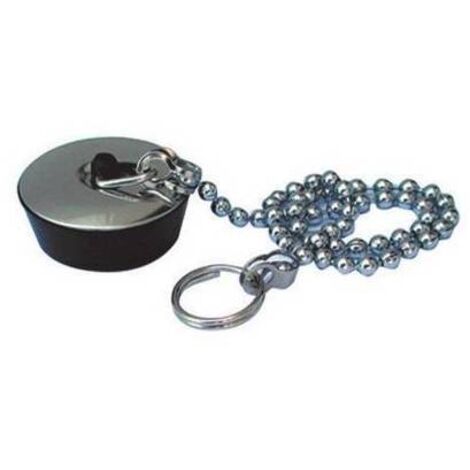 TAPPO IN GOMMA PER LAVABO MISURA PICCOLA Diam. 31 mm. DH