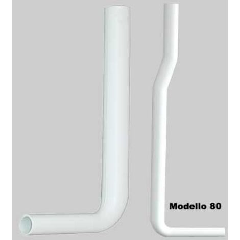 TUBO DI SCARICO PER CASSETTA A ZAINO - mm 350x245 Ø 50x40