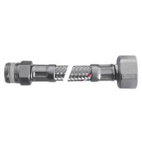 Flessibile Flexcore Mf Parigi Inox 304/Pe-Rt + Guarnizione 3/8Mf Cm 25