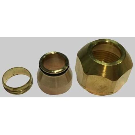RACCORDO A STRINGERE PER TUBO RAME - 3/4 x 16