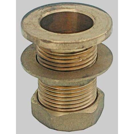 RACCORDO CON TAPPO PER CASSONE IN OTTONE - 1/2 Fil. Int. 3/8