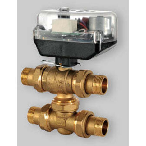 Valvola Di Zona A Sfera Motorizzata 4 Vie Icma 1" M - 230V (1/2)