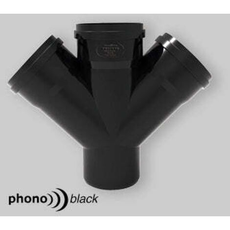 DERIVAZIONE PHONO BLACK 45° MF - 100 x 50 - 50 (1/3)