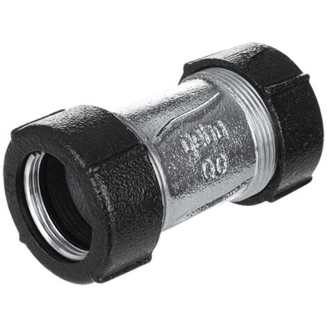 RACCORDO A COMPRESSIONE IN GHISA DOPPIO - 47,9 - 51,5 DN 40