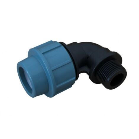 GOMITO RITORTO IN PE 25X1 POLLICE GZ PER ACQUA PN16