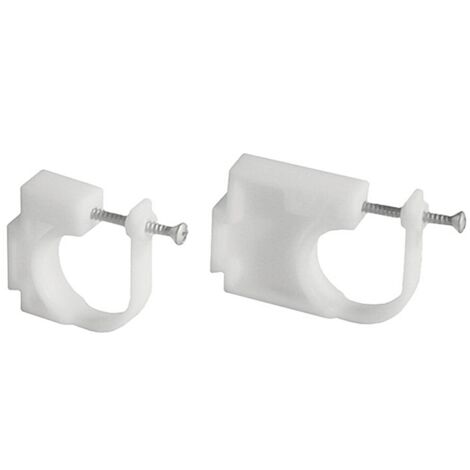 Far 7550 coppia supporti in plastica per fissaggio collettori 1"