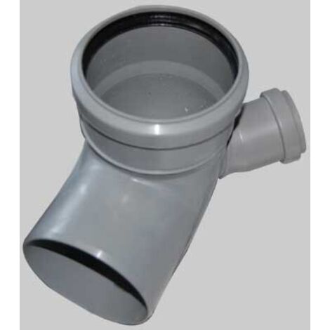 CURVA HTB ANGOLO 87,5° CON ATTACCO LATERALE - 110/40 sx